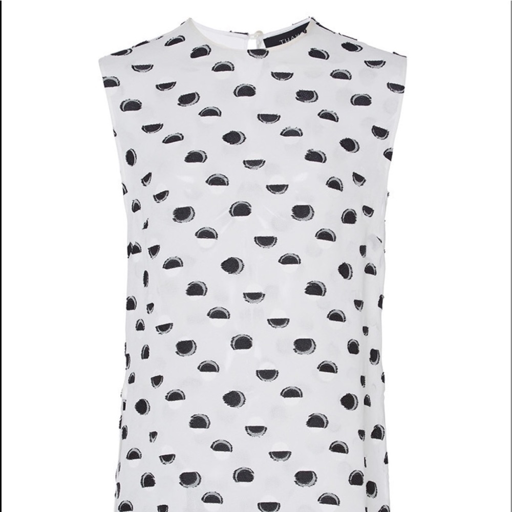 Thakoon Open Side Black & White Tank - Picture 5 of 8